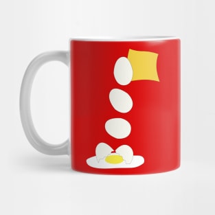 Food Fight - Cheese vs Egg. Mug